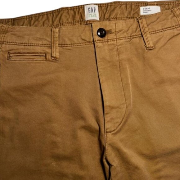 GAP Essential brown chino pants size 31/30 - Picture 2 of 4